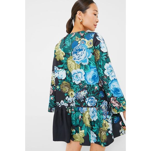 TUCKERNUCK Black Verdant Floral Pierce Dress Size XXS NWT - Picture 2 of 6